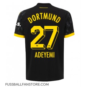 Borussia Dortmund Karim Adeyemi #27 Replik Auswärtstrikot 2023-24 Kurzarm